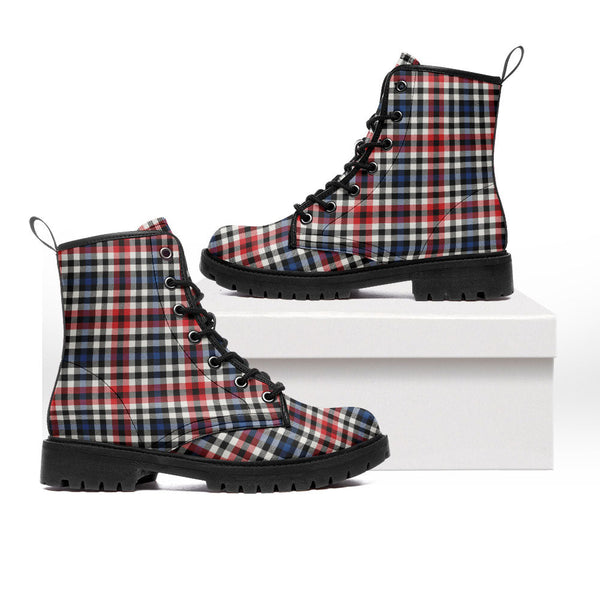 Bell Border (Bell Southern Bell) Modern Clan Badge Tartan Leather Boots