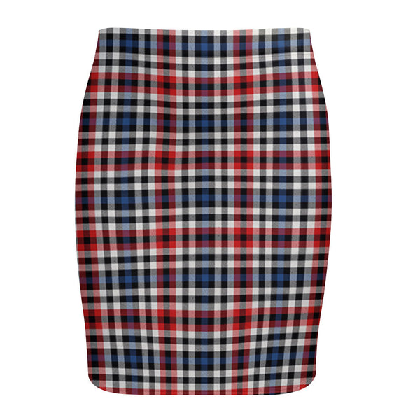 Bell Border (Bell Southern Bell) Modern Tartan Fitted Skirt