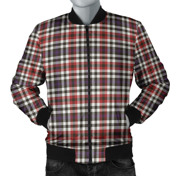 Bell Border (Bell Southern Bell) Weathered Clan Badge Tartan Bomber Jacket