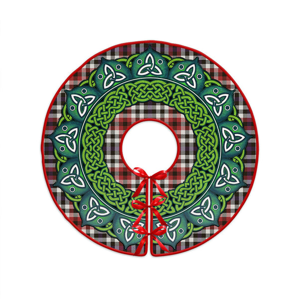 Bell Border (Bell Southern Bell) Weathered Clan Badge Tartan Christmas Tree Skirt Heritage Holiday Decor