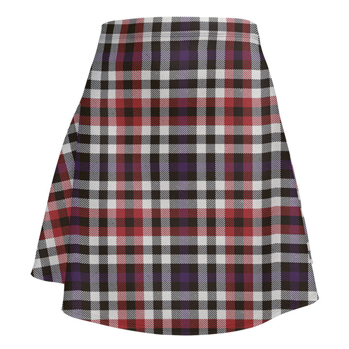 Bell Border (Bell Southern Bell) Weathered Clan Badge Tartan Flared Skirt