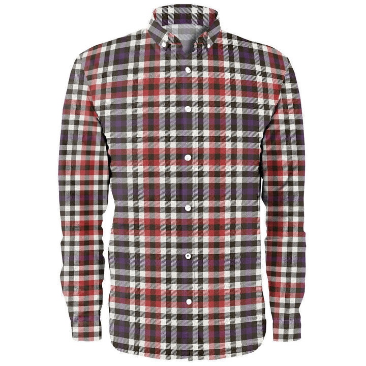 Bell Border (Bell Southern Bell) Weathered Clan Badge Tartan Long Sleeve Shirt