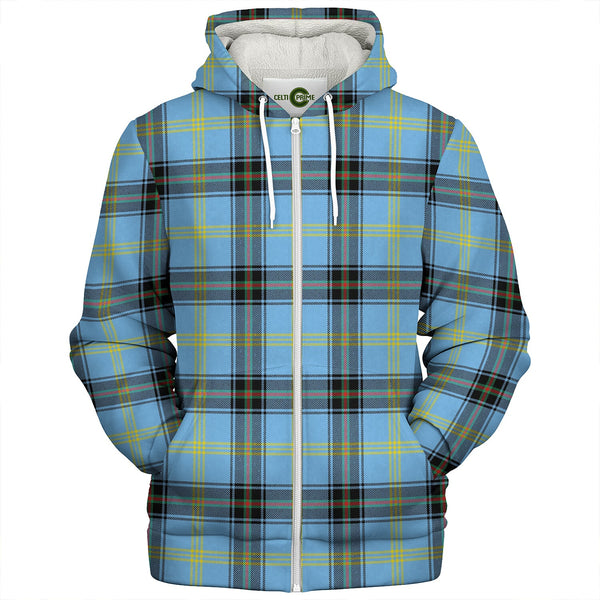 Bell of the Borders Modern Clan Badge Tartan Sherpa Hoodie