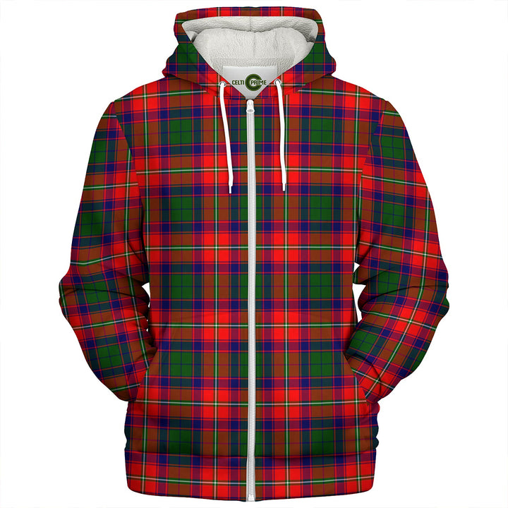 Belshes Clan Badge Tartan Sherpa Hoodie