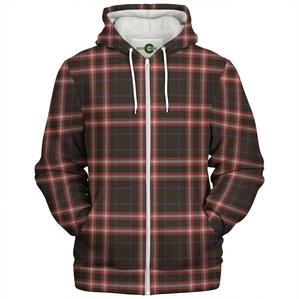 Benson Weathered Tartan Sherpa Hoodie