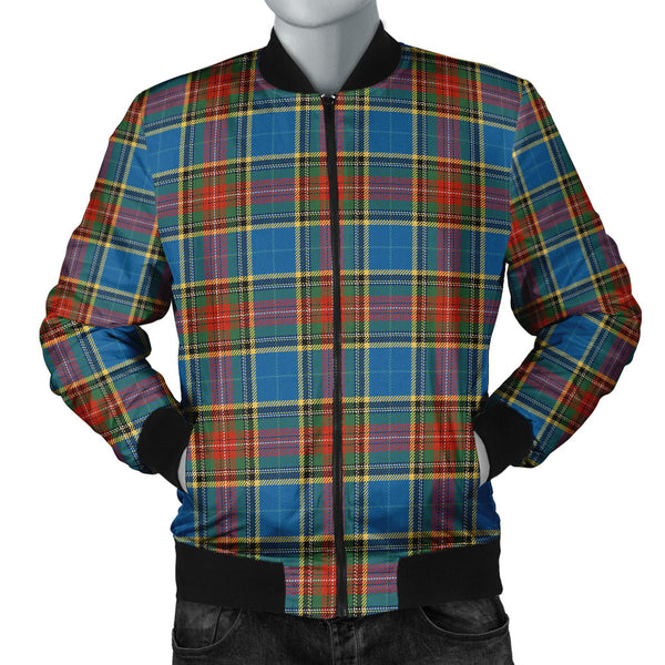 Bethune Ancient Clan Badge Tartan Bomber Jacket