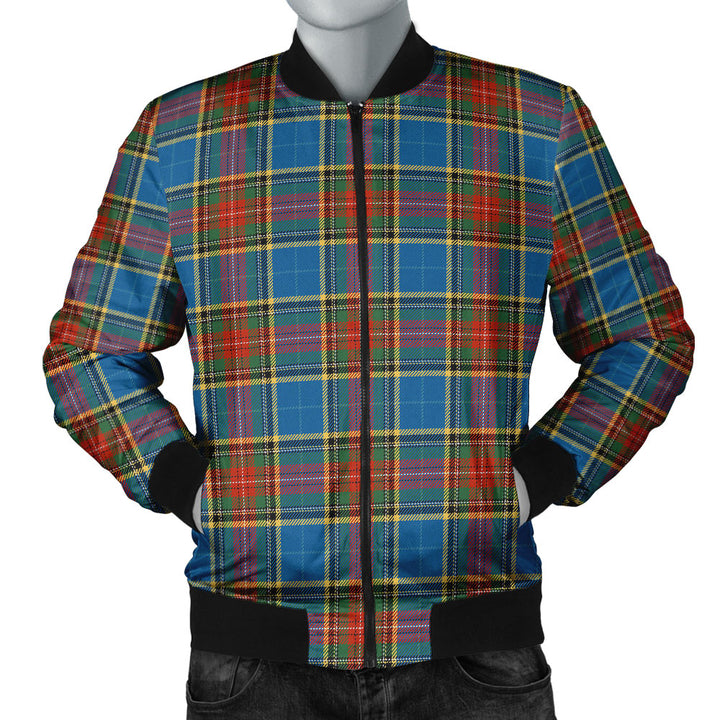 Bethune Ancient Clan Badge Tartan Bomber Jacket