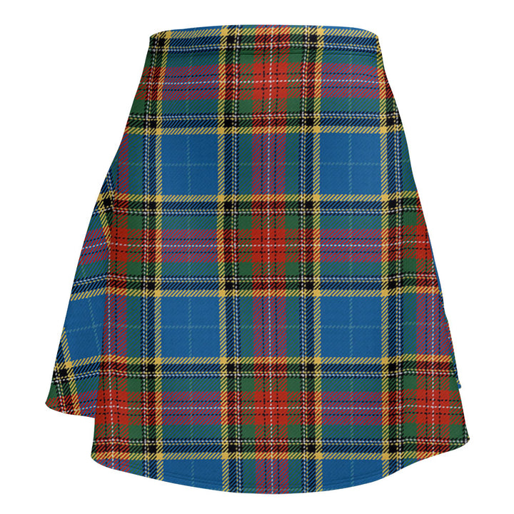 Bethune Ancient Clan Badge Tartan Flared Skirt
