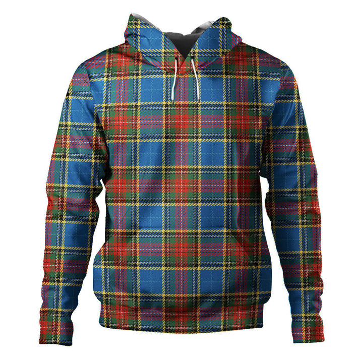 Bethune Ancient Clan Badge Tartan Hoodie