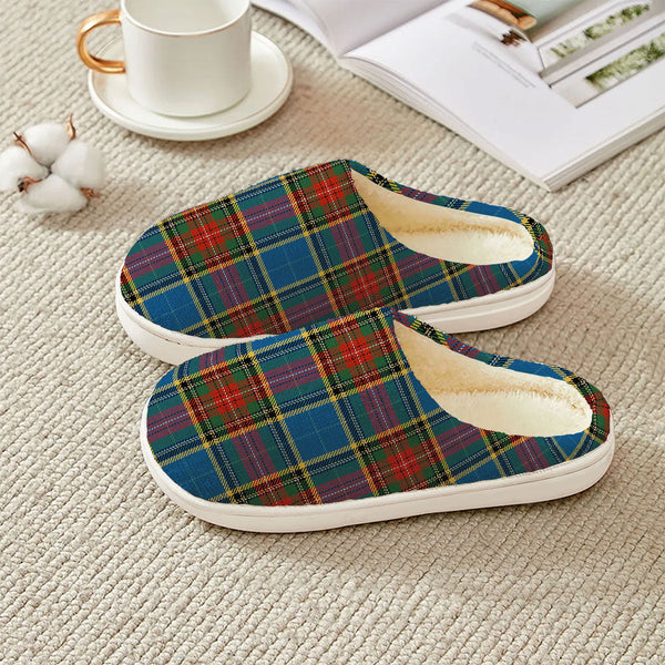 Bethune Ancient Clan Badge Tartan Plush Slipper