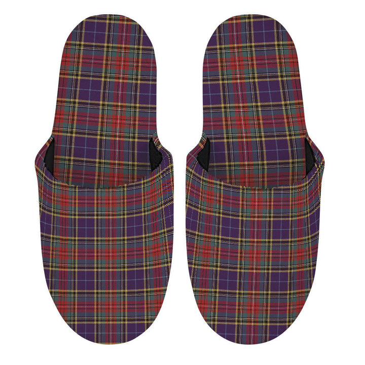 Bethune Weathered Clan Badge Tartan Mop Slippers