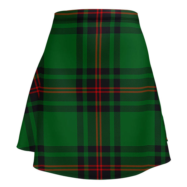Beveridge Clan Badge Tartan Flared Skirt