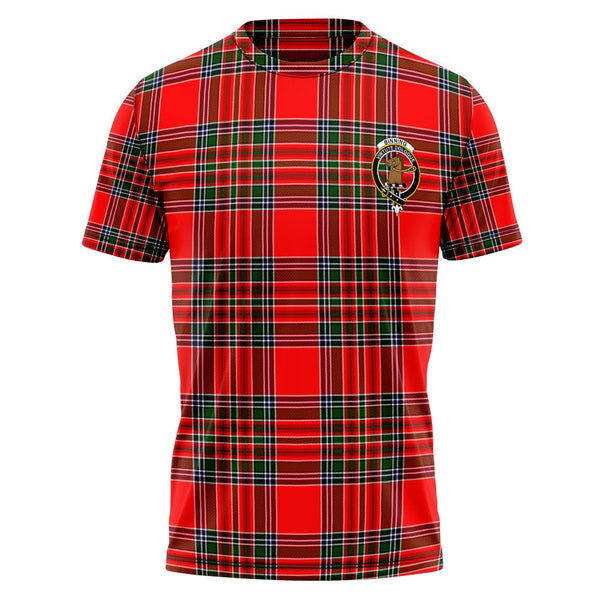 Binning Clan Badge Tartan T-Shirt