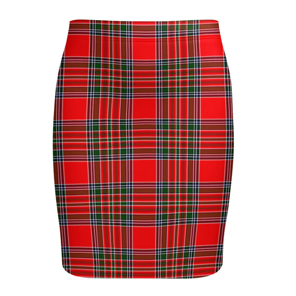 Binning Tartan Fitted Skirt