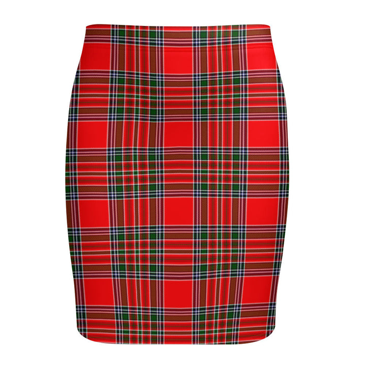 Binning Tartan Fitted Skirt