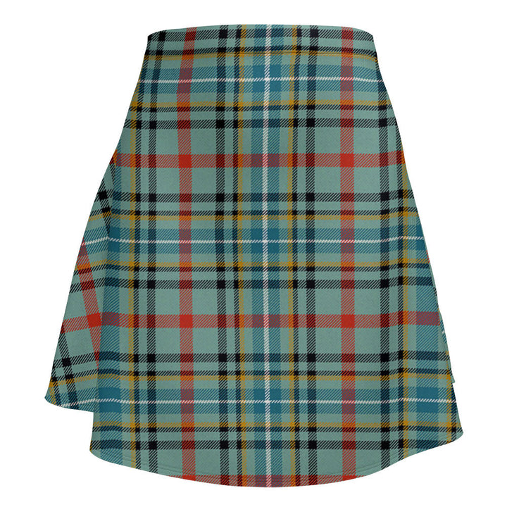 Bisset Ancient Clan Badge Tartan Flared Skirt