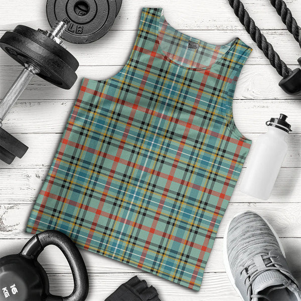 Bisset Ancient Clan Badge Tartan Men Tank Top