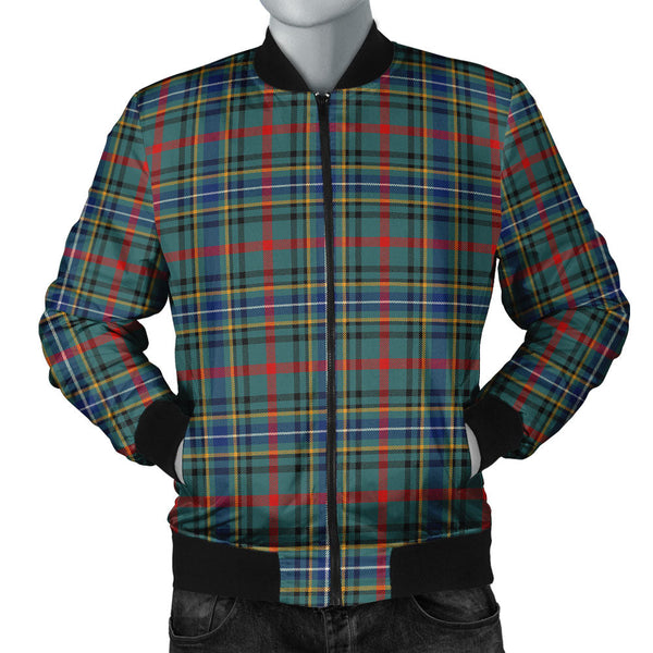 Bisset Modern Clan Badge Tartan Bomber Jacket
