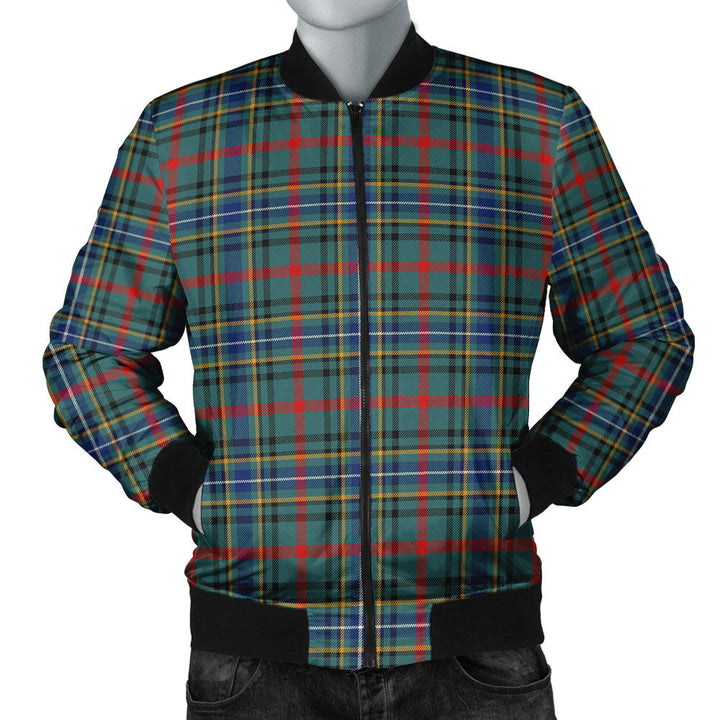 Bisset Modern Clan Badge Tartan Bomber Jacket