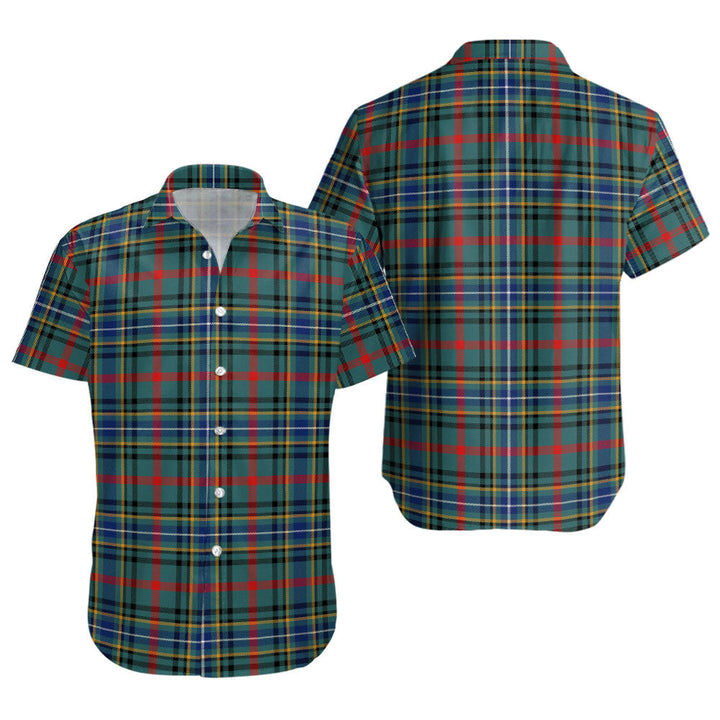Bisset Modern Clan Badge Tartan Short Sleeve Shirt