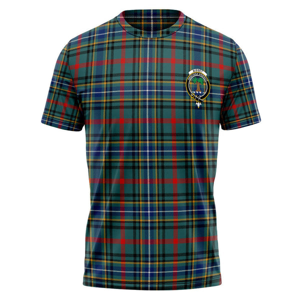 Bisset Modern Clan Badge Tartan T-Shirt