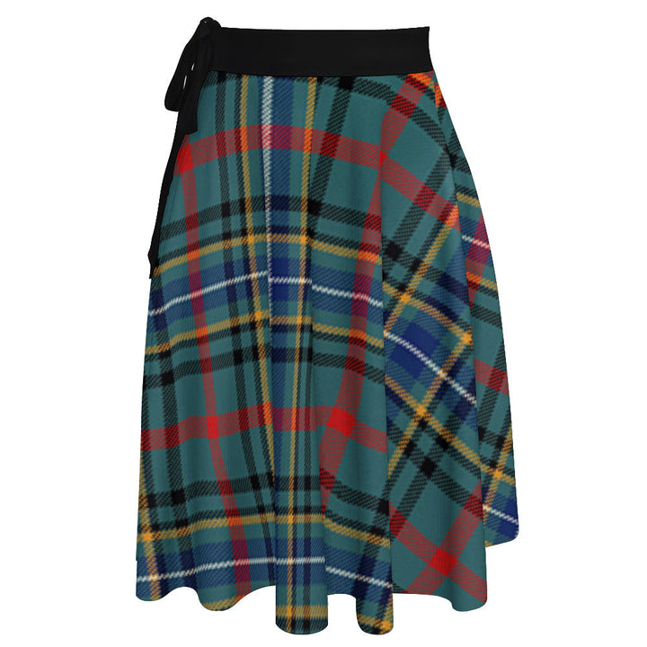 Bisset Modern Tartan Wrap Skirt