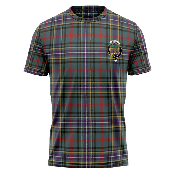 Bisset Weathered Clan Badge Tartan T-Shirt