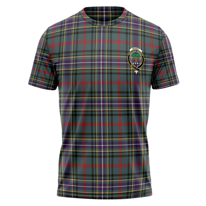 Bisset Weathered Clan Badge Tartan T-Shirt
