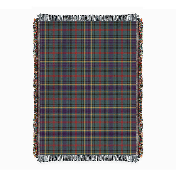 Bisset Weathered Clan Badge Tartan Woven Blanket
