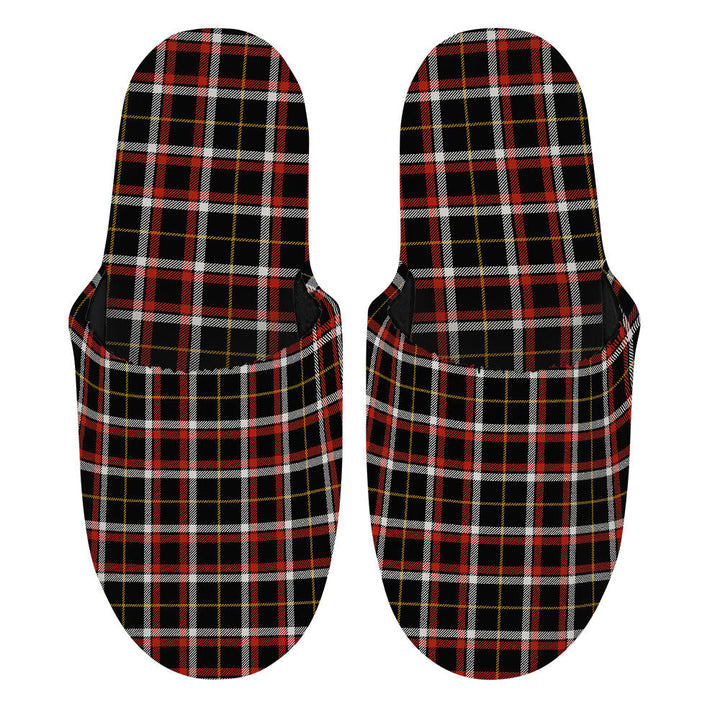 Black (DCD) Ancient Clan Badge Tartan Mop Slippers