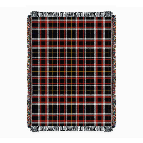 Black (DCD) Ancient Clan Badge Tartan Woven Blanket