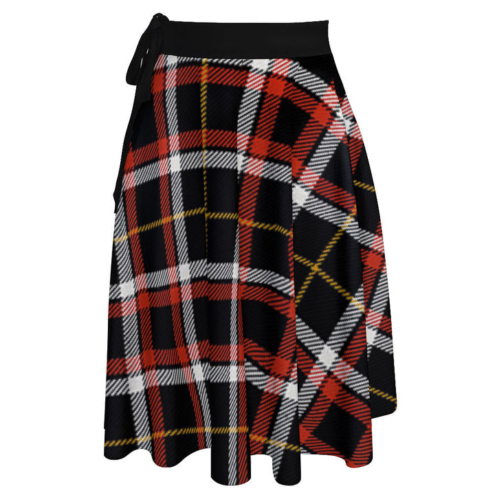 Black (DCD) Ancient Tartan Wrap Skirt