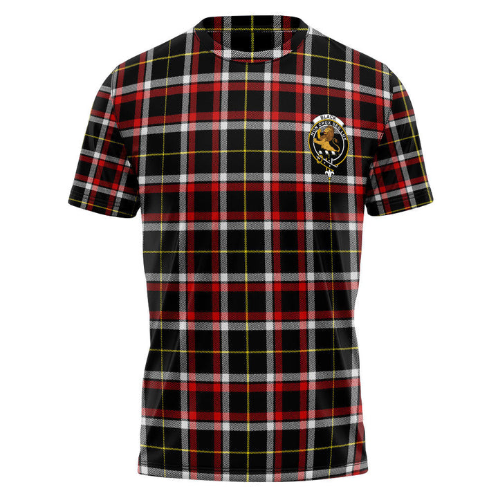 Black (DCD) Modern Clan Badge Tartan T-Shirt