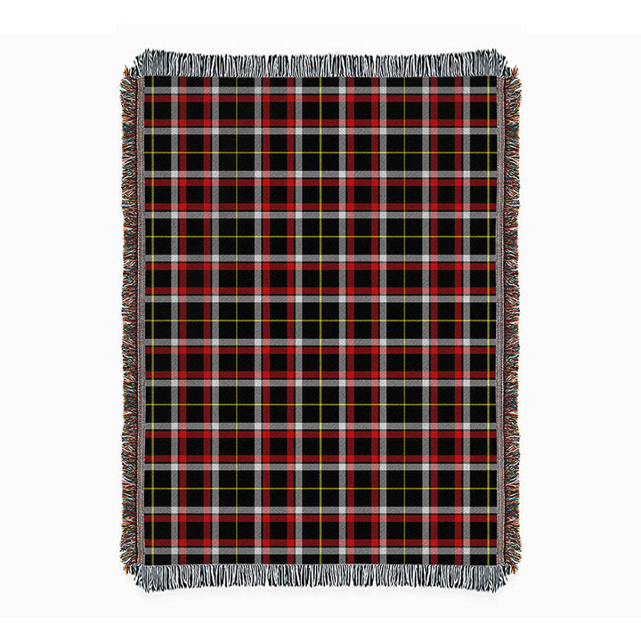Black (DCD) Modern Clan Badge Tartan Woven Blanket