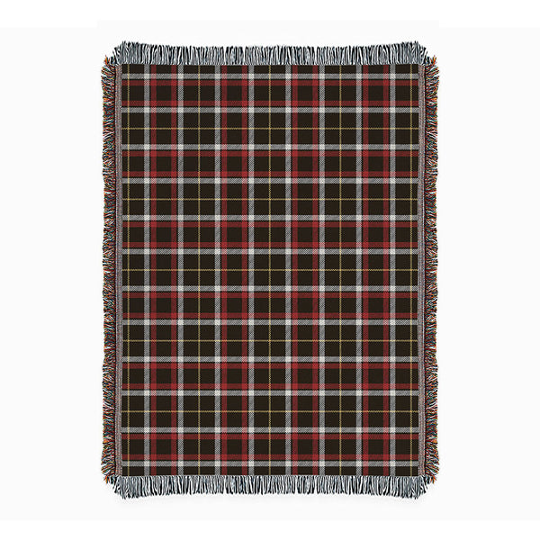 Black (DCD) Weathered Clan Badge Tartan Woven Blanket