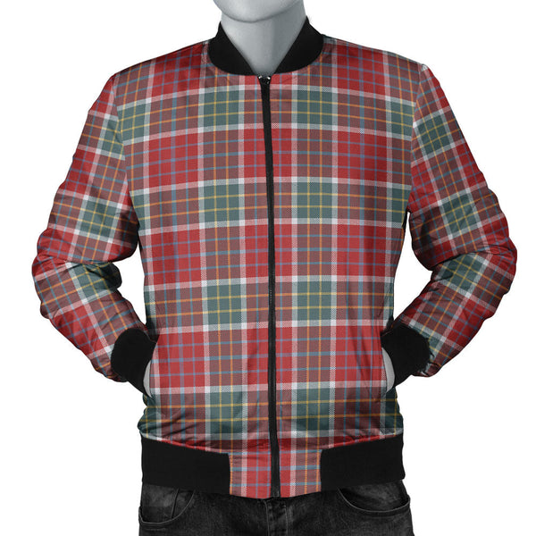 Blackie Weathered Clan Badge Tartan Bomber Jacket