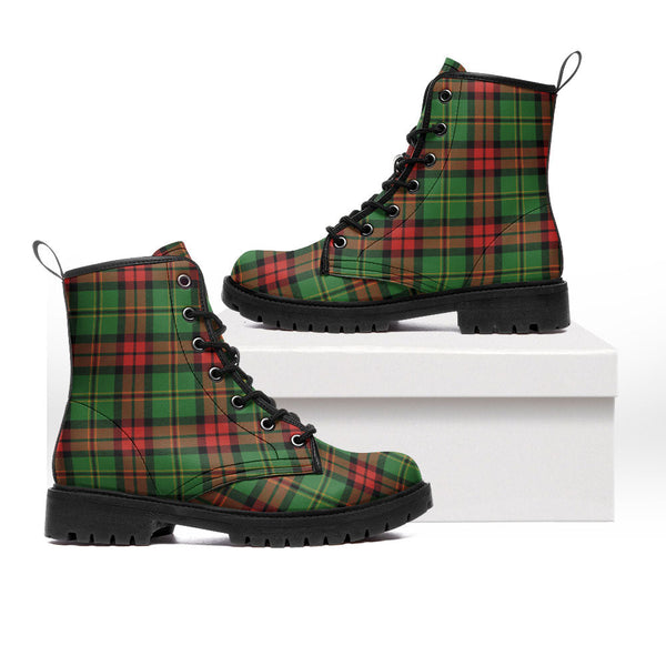 Blackstock Hunting Ancient Clan Badge Tartan Leather Boots
