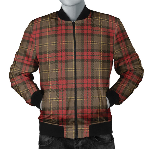 Blackstock Hunting Weathered Clan Badge Tartan Bomber Jacket