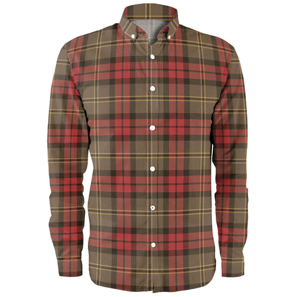Blackstock Hunting Weathered Clan Badge Tartan Long Sleeve Shirt