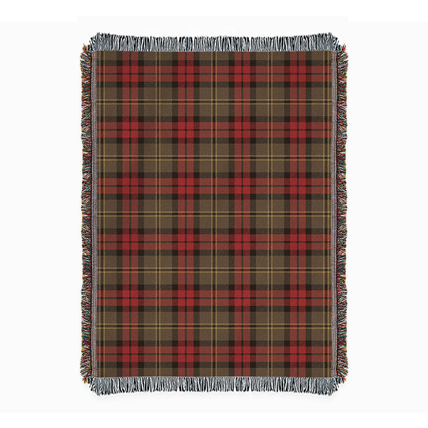 Blackstock Hunting Weathered Clan Badge Tartan Woven Blanket