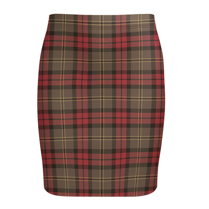 Blackstock Hunting Weathered Tartan Fitted Skirt