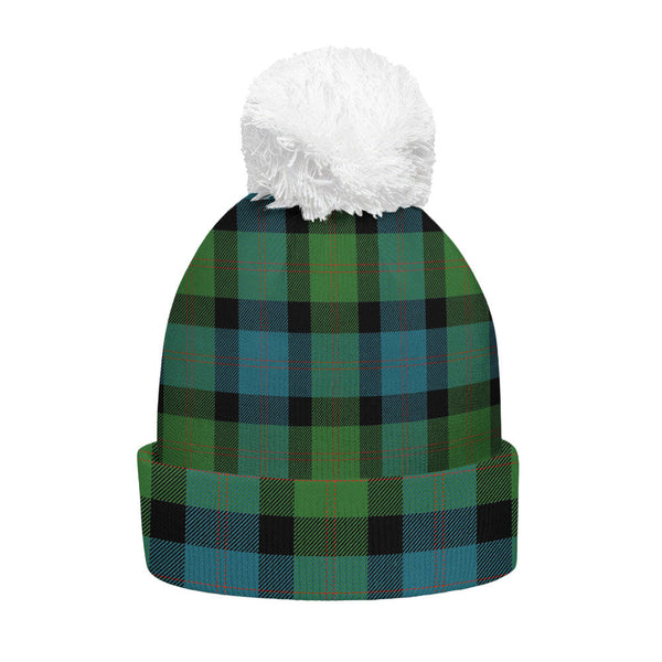 Blair Ancient Clan Badge Tartan Bobble Beanie Hat