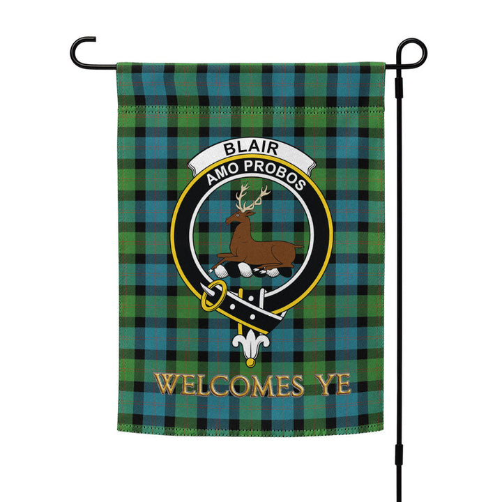 Blair Ancient Clan Badge Tartan Garden Flag