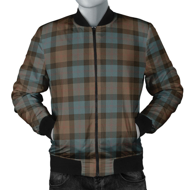Blair Weathered Clan Badge Tartan Bomber Jacket
