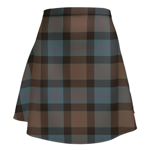 Blair Weathered Clan Badge Tartan Flared Skirt