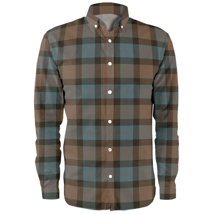 Blair Weathered Clan Badge Tartan Long Sleeve Shirt