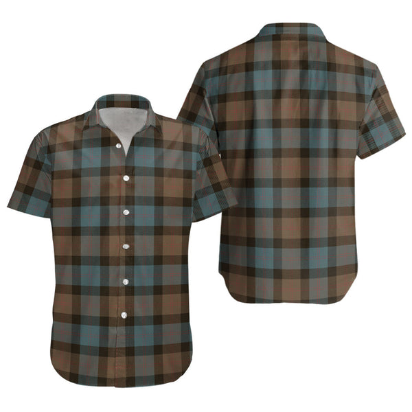 Blair Weathered Clan Badge Tartan Short Sleeve Shirt