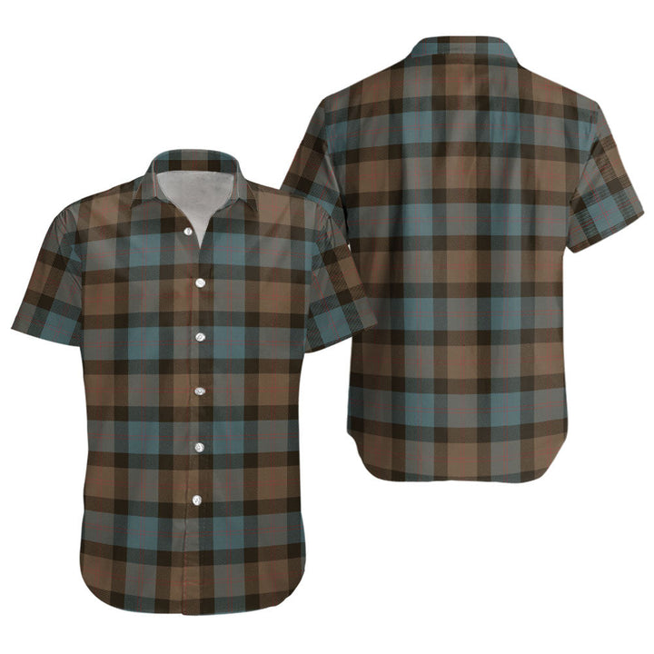 Blair Weathered Clan Badge Tartan Short Sleeve Shirt