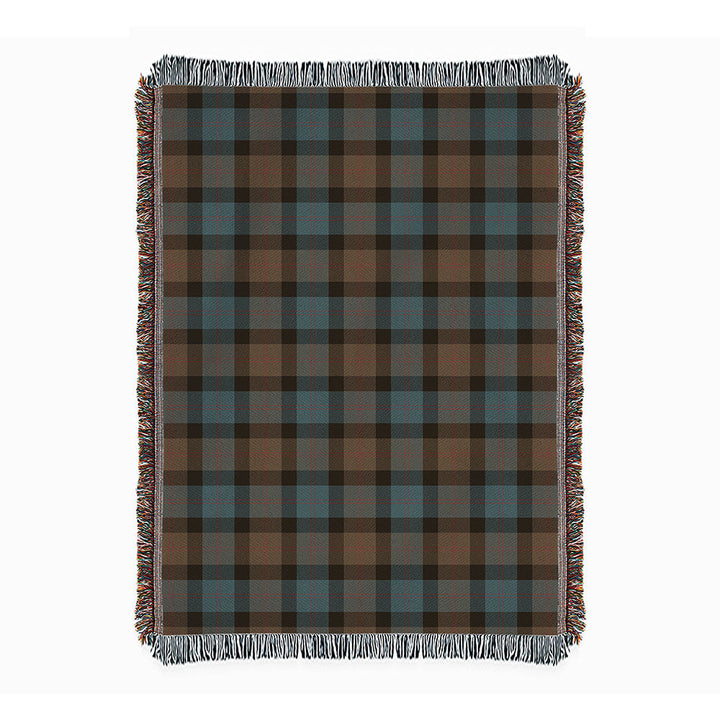 Blair Weathered Clan Badge Tartan Woven Blanket