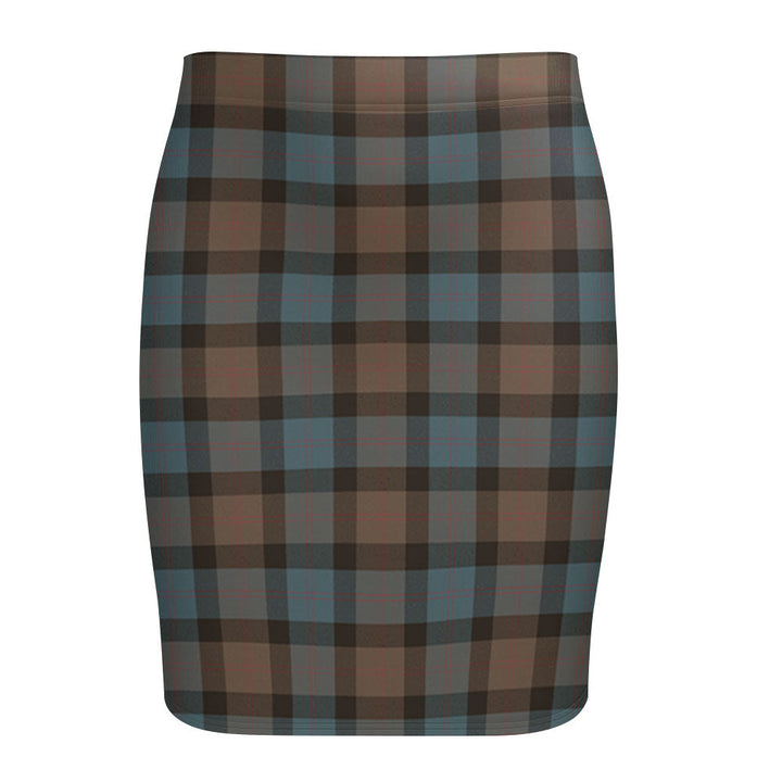 Blair Weathered Tartan Fitted Skirt
